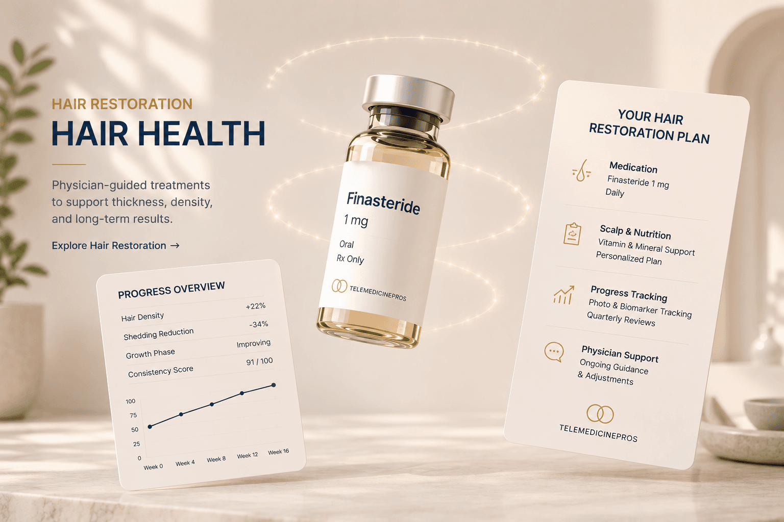 TelemedicinePros Hair Health care area